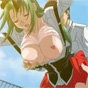 Hentai schoolgirl with big juggs gets fucked on roof